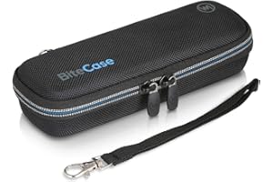 Wicked Chili Astuccio Adatto per Bite Away morso guaritore, Custodia per Biteaway Copertura Protettiva per guaritore di zanzare(Resistente all'Acqua, Custodia Rigida con Scomparto per Accessori) Nero