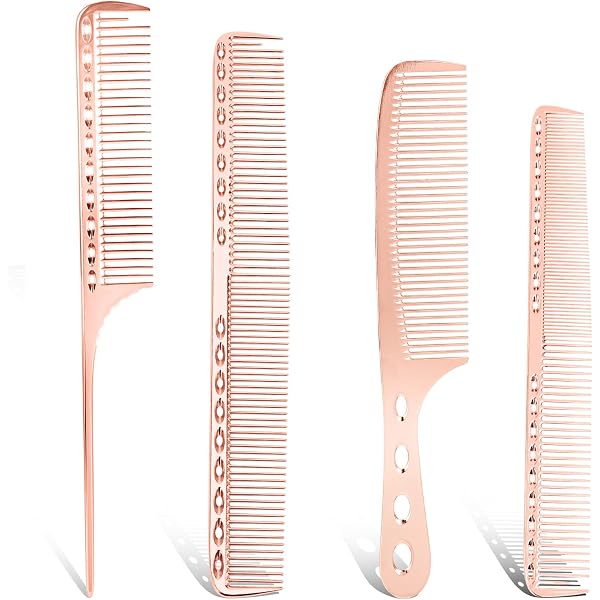 Rattenschwanz-Kamm Aus Aluminium | Friseur-Styling-Kamm | 22,5 Cm | Für Salon & Privatgebrauch