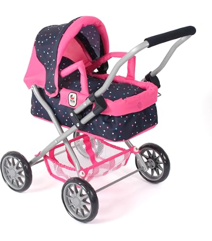 Landau - BAYER CHIC - 425-95 - Poussette en Bois - Pour poupées jusqu'à