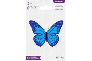 Crafter's Companion GEM-MD-ELE-FLTBY Gemini Flatternde Metallformelemente Durch, Multi-Colour, Einheitsgröße