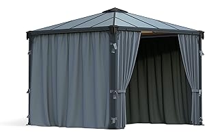 Palram Canopia PALERMO/MILANO/MARTINIQUE 3000/3500 / 3600 Gazebo Curtain Set