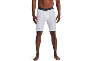 Under Armour Uomo Pantaloncini Baselayer A Compressione HeatGear Pocket, Black/White