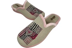 J. RUIZ CALZADOS JR Zapatillas de Casa Mujer Invierno - Pantuflas de Casa Mujer Invierno - Zapatillas de Estar por Casa Plantilla de Espuma - Calzado de Casa - Chanclas de Casa Mujer - Fabricado en España.