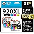 Smart Ink Compatible Ink Cartridge Replacement for HP 920 XL 920XL (2BK & 2C/M/Y 8 Pack Combo) compatible with HP Officejet 6000 6500 6500A 7000 7500A