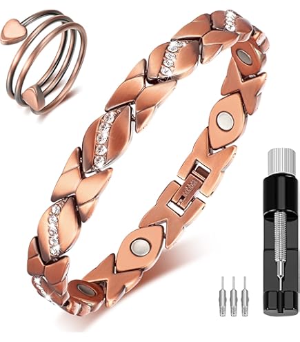 FUGLUS 1PCS Bracelet Magnétique,bracelet Magnetique Femme,Bracelet