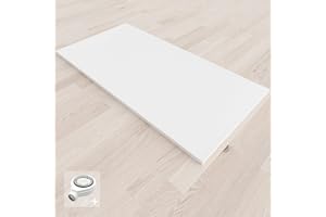 SANIVERRE BAYA Receveur de douche extra-plat aspect pierre ardoise Blanc 80 x 180 cm + bonde