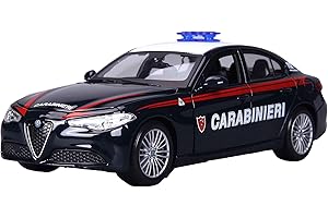 BBURAGO - Auto Bburago Carabinieri - Modellino Realistico Auto in Scala 1:24 (Scelta Casuale tra i Modelli Disponibili), Licenza Ufficiale Carabinieri e Case Automobilistiche, Età Consigliata 3+ Anni