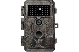 GardePro A3S Câmaras de Caça 64MP 1296P H.264 Vidéo, Camara Fototrampeo con Alcance de Visión Nocturna de 30m y 0,1s Tiempo de Activación, LED IR de 940 NM No-Glow, IP66