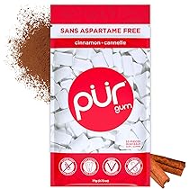 Pur Gum Wintergreen - Aspartame-Free Sugarless Gum 80g (60 Pieces, 12 Packs)