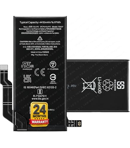 Original GLU7G Spareparts for Google Pixel 6a - 44100-mAh with 1
