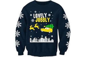 CHRISTMAS JUMPERS - NOSTALGIC Lovely Jubbly Only Fools Adults Novelty Christmas Jumper Funny Festive Printed Sweatshirt