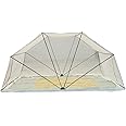 Comfort Mosquito Net Foldable Poly Cotton Mosquito Net (5 x 6 Ivory- Queen Bed Size)