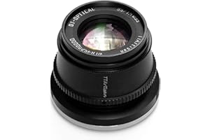 TTArtisan 35 mm F1.4 APS-C Objectif de Mise au Point Manuelle Compatible avec Appareil Photo Sony E comme A9 A7R IV A7R III A7S II A7III A7II A5000