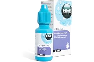 Blink Intensive Soothing Eye Drops for Dry Eyes - Instant and Long-Lasting Lubricating Eye Drops for Tired Eyes with Hyaluronic Acid, Suitable for Contact Lens Wearers, 10 ml