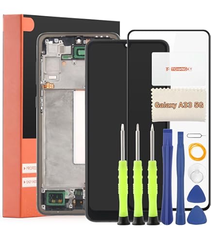 YHX-OU 6,5 inch Incell LCD voor Oppo A74 5G Scherm Reparatie Vervangend Touchscreen Digitizer met Gereedschap (Zwart