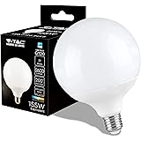 V-TAC Lampadina LED Globo con Chip Samsung e Attacco Edison E27, 22W (Equivalenti a 155W) G120-2600 Lumen - Lampadina LED Mas