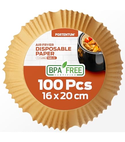 Usper Doublures en papier jetables pour friteuses à air double zone 22