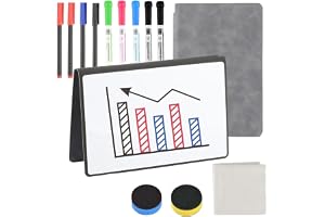 A5 mini whiteboard – bärbart, med penna & sudd | Torrbara skrivtavlor i A5 – perfekta för kontor, skola, hemma och att-göra-listor på skrivbordet.