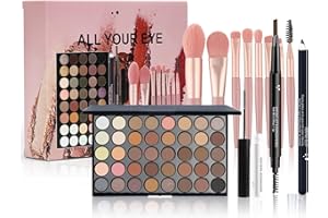 Honicemar Juego de Paleta de Sombras de Ojos de 40 Colores - Kit de Maquillaje