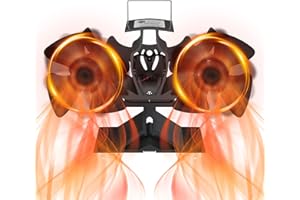 FIVMEN Ofenventilator 8 Blätter Ohne Strom mit Doppelkopf Kaminventilator Leiser Betrieb Wärmebetriebener Ventilator Lüfter für Kamin Ofen Kaminöfen Holzöfen