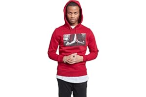 Mister Tee sudadera con capucha, manga larga, de hombre, con estampación delantera, gorro con cordón, bolsillo delantero, de moda urbana, distintos colores, tallas XS - 5XL