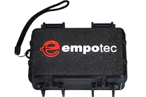 EMPOTEC Scatola Porta Reperti Oggetti Ritrovamenti Metal Detector con Spugna Interna Resistente alla Pioggia Box in ABS