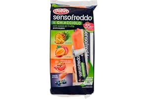 Lucgel Ghiacciolo con Succo di Frutta Gusti Assortiti Pronto da Gelare Senso Freddo Dolfin - 5x10 pz -