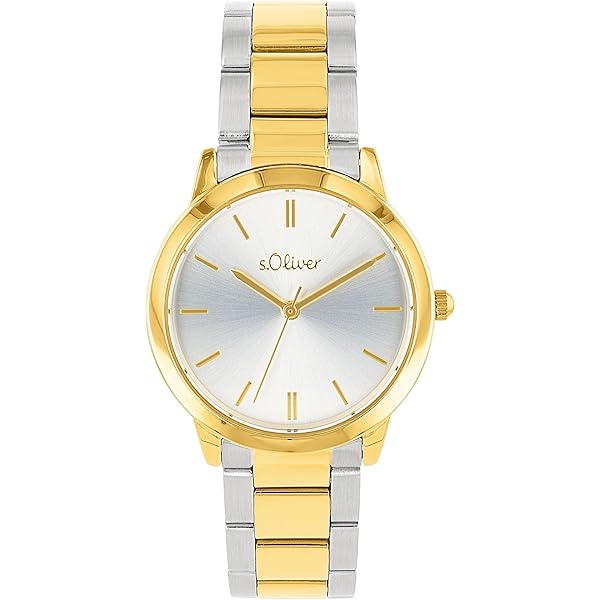 s.Oliver Analoog kwartshorloge voor meisjes met siliconen armband SO