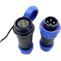 Connecteur Aviation SP13 3 Broches IP68 - Étanche, Anti-poussière, Pour Éclairage Extérieur