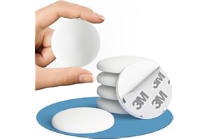 GALACE Fermaporta Adesivo da Muro Bianco [10 pezzi] – 40mm Paracolpi Porta per Proteggere Pareti – Gommini per Porte come Fermaporta da Pavimento o da Maniglia – Proteggi Maniglia Porta – Ferma Porte