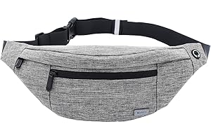 MOBICO Große Crossbody Bauchtasche Gürteltasche für Damen und Herren Hüfttasche Outdoor Groß Handytasche Sport Wasserdicht Laufgürtel Umhängetasche Geldgürtel für Camping Wandern Fitness Fahrrad Geschenke