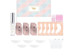 WAYMAYTECY Kit per il Lifting delle Ciglia, Lash Lift Professionale con Nuova Colla,Kit Laminazione Ciglia con Tinta,Adatto per Principianti da Usare a Casa,Per Ciglia Arricciate Adatto Uso Domestico