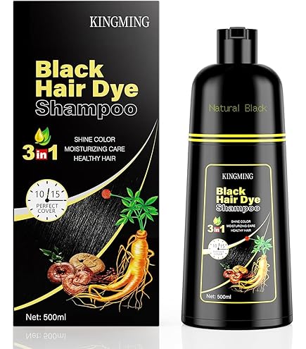 Black Hair Dye Shampoo 3 in 1 for Women&Men for Gray Hair Coverage Black Hair Dye Shampoo 3 in 1 for Women&Men for Gray Hair Coverage