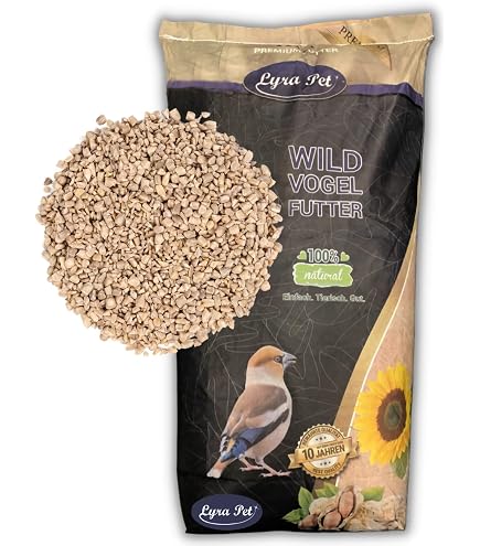 10 Kg Gestreifte Sonnenblumenkerne Mit Schale - Vogelfutter Für Wildvögel, Ganzjährig, Energiereich