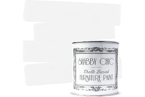 SHABBY CHIC FURNITURE PAINT Shabby Chic Chalk Based Furniture Paint 100ml (Chalky White)