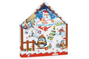 GÉNÉRIQUE Calendrier de l’Avent Kinder 2025 · 24 Chocolats Variés & 1 Œuf Kinder Surprise · Offre Spéciale
