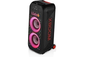 LG XBOOM La Bestia XL9T - Altavoz de Gran Potencia, Bluetooth, USB, Funciones DJ, Karaoke, Iluminación LED, Amplia Conectividad, 2 Altavoces, Negro