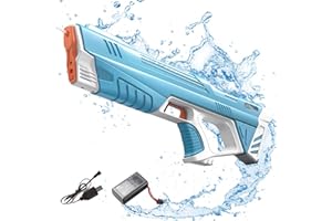 IWTBNOA Pistola de agua para adultos y niños, pistolas pulverizadoras, pistola de agua de gran capacidad para verano, piscina al aire libre, fiesta y playa