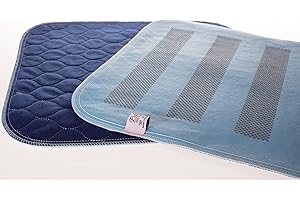 FIDUCIA Castejo Inkontinenz,Sitzauflage,Stuhlauflage, waschbar, 45x45 cm mit Anti-Rutsch auf der Rückseite, Auflage für Sofa, Rollstuhl, Autositz,Inkontinenz, Nässesperre