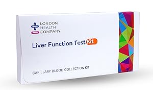 LONDON HEALTH COMPANY Liver Function Blood Test. Complete Home Sample Collection kit with Laboratory Analysis & Report (6 Parameters/Biomarkers tested)