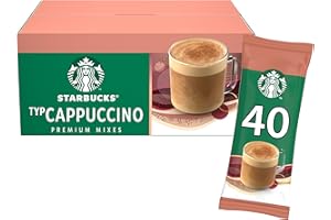 STARBUCKS Cappuccino Instant Coffee Sachets - 40 x 18 g