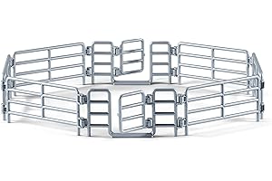 SCHLEICH Farm World | Weidezaun 42487 Bauernhof Zubehör Set mit 6 Zaunelementen & 2 Türen | passt zu Farm World Artikeln | Bauernhof Spielzeug für Kinder ab 3 Jahre | 10 Teile