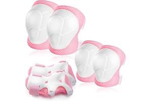 BOSONER Kids/Youth Knee Pad Elbow Pads Guards Protective Gear Set for Roller Skates Cycling BMX Bike Skateboard Inline Skatings Scooter Riding Sports
