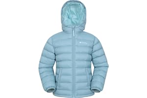 Mountain Warehouse Seasons Manteau Imperméable pour Fille Et Garçon - Doudoune Rembourrée Et Légère À Capuche pour Enfant, Veste d'hiver Matelassée pour Garçon Et Fille