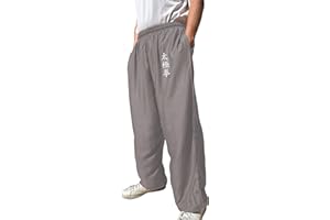 TAO MARTIAL Kung Fu Hose Wing Chun Tai Chi Stil mit Taschen Lose Hose Rayon V3