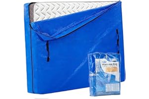 Super-König Matratzentasche zum Umziehen und Aufbewahren, JOYCEMALL wasserdichte Wiederverwendbar Extra Dicke Matratzenhülle Matratzenbezug mit 8 verstärkte Tragegriffe & Reißverschluss