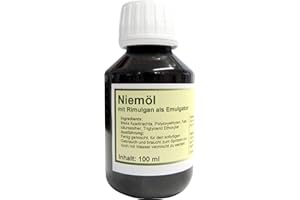 Dalimar Niemöl Neemöl mit Rimulgan als Emulgator 100 ml, Neemöl fertig für sofortige Anwendung