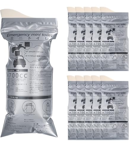 16 Sacs à Urine De Voyage Absorbants - Capacité 750 Ml - Pliables Et Étanches - Pour Camping, Voiture, Urgence