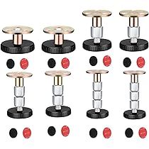 4 Stück Verstellbare Bettgestell Abstandshalter | Wandschutz & Stabilisator | 78-105mm