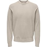 Only &amp; Sons ONSLEON LIFE REG 12 PBT CREW KNIT Triko Erkek